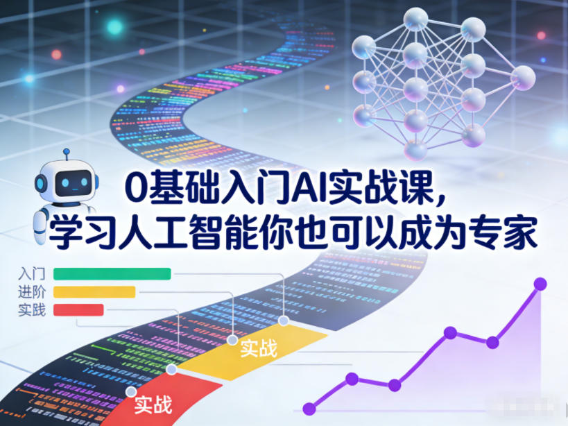 0基础入门AI实战课，学习人工智能你也可以成为专家-灵感工坊云网创