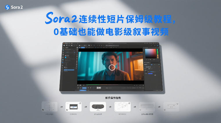 Sora2连续性短片保姆级教程，0基础也能做电影级叙事视频-灵感工坊云网创