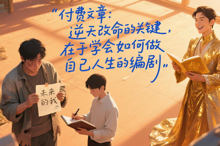 付费文章：逆天改命的关键，在于学会如何做自己人生的编剧-灵感工坊云网创