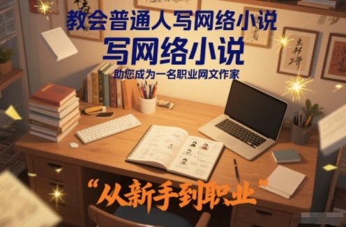 教会普通人写网络小说，助您成为一名职业网文作家-灵感工坊云网创