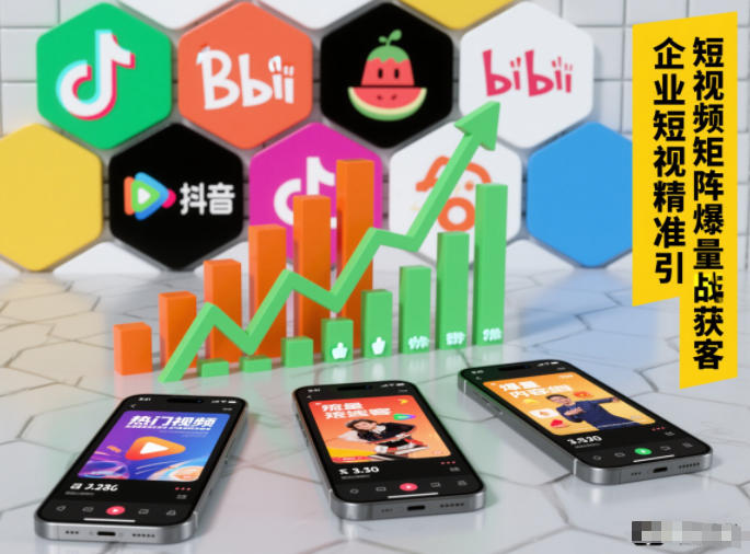 企业短视频精准引流矩阵获客，短视频矩阵爆量战法-灵感工坊云网创