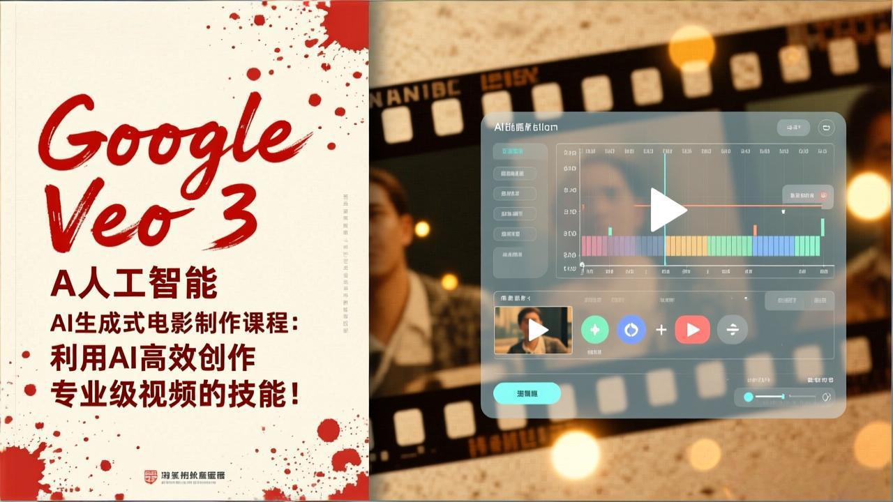 Google Veo 3人工智能AI生成式电影制作课程：利用AI高效创作专业级视频的技能！-灵感工坊云网创
