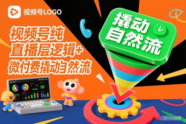 视频号纯直播底层逻辑+微付费撬动自然流-灵感工坊云网创