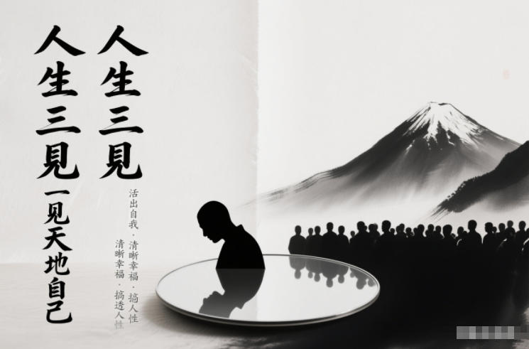 人生三见一见天地见众生见自己，活出自我拥有清晰幸福人生，搞透人性-灵感工坊云网创