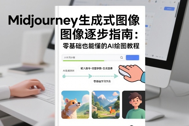 Midjourney生成式图像逐步指南：零基础也能懂的AI绘图教程-灵感工坊云网创