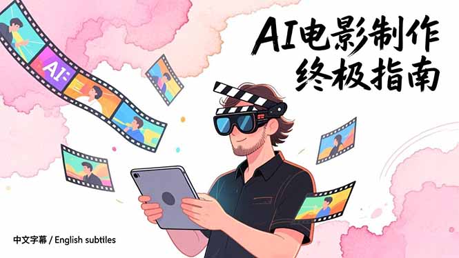 AI电影制作终极指南：从创意到成片，系统掌握智能影视全流程实战课(中英字幕-灵感工坊云网创